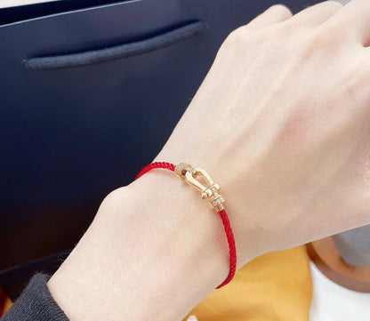 [LUXORA]FORCE 10 HALF DIAMOND PINK GOLD RED CORDERI LARGE AND MEDIUM MODEL