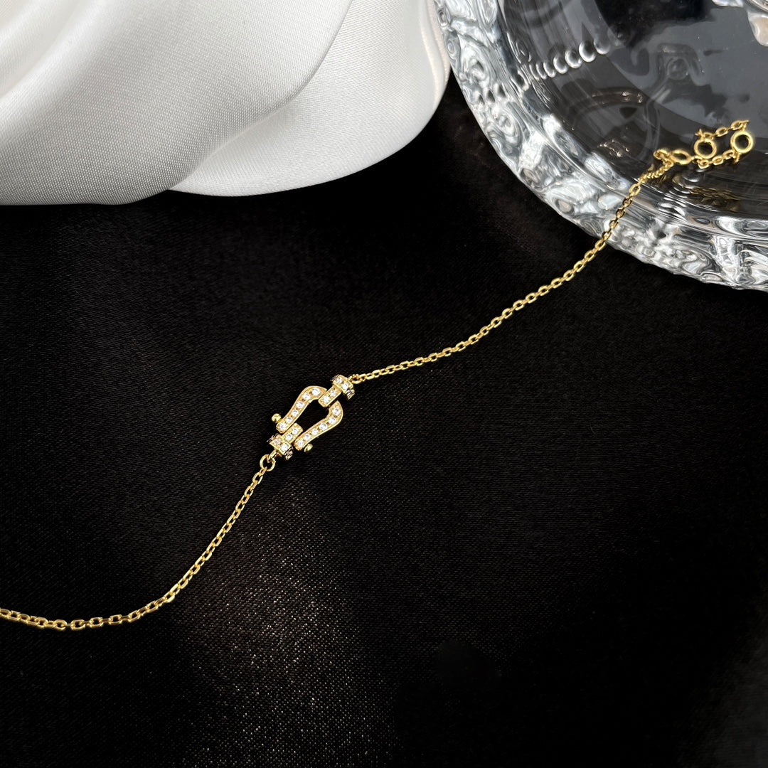 [LUXORA]FORCE 10 FULL DIAMOND BUCKLE CHAIN LINK MINI MODEL