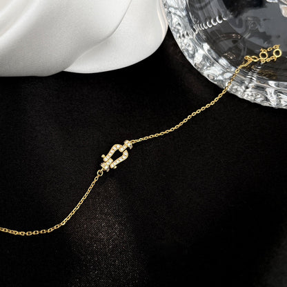 [LUXORA]FORCE 10 FULL DIAMOND BUCKLE CHAIN LINK MINI MODEL