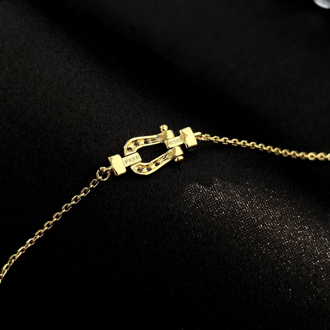 [LUXORA]FORCE 10 FULL DIAMOND BUCKLE CHAIN LINK MINI MODEL