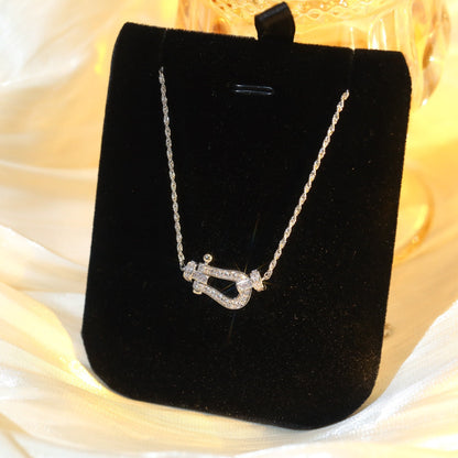 [LUXORA]FORCE 10 DIAMOND SILVER NECKLACE MINI MODEL