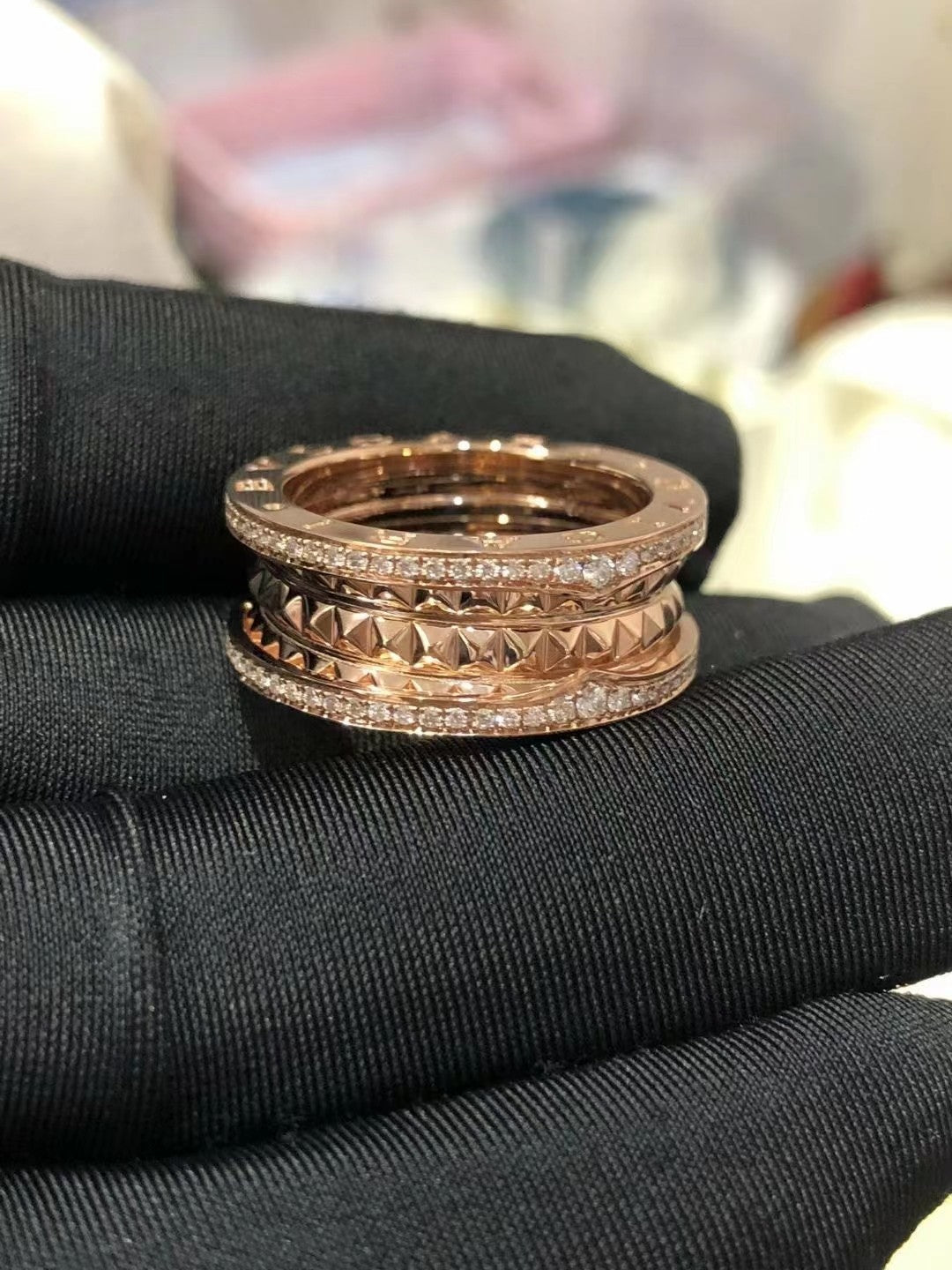 [LUXORA]ZERO 1 ROCK DIAMOND PINK GOLD