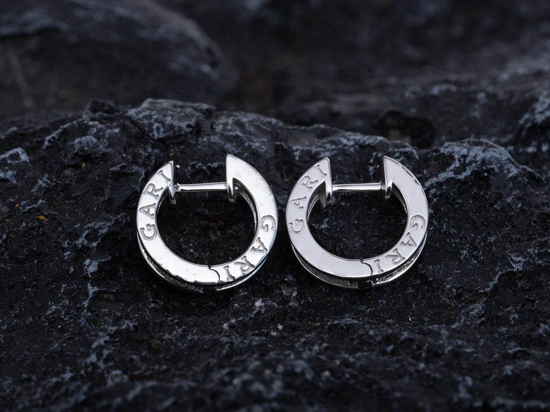 [LUXORA]ZERO 1 MINI SILVER DIAMOND EARRINGS