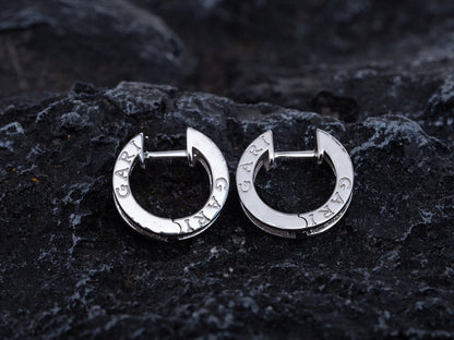 [LUXORA]ZERO 1 MINI SILVER DIAMOND EARRINGS