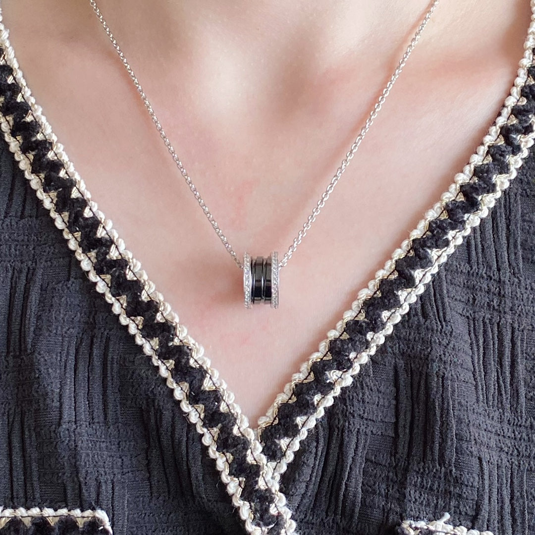 [LUXORA]ZERO 1 DIAMOND CERAMIC NECKLACE