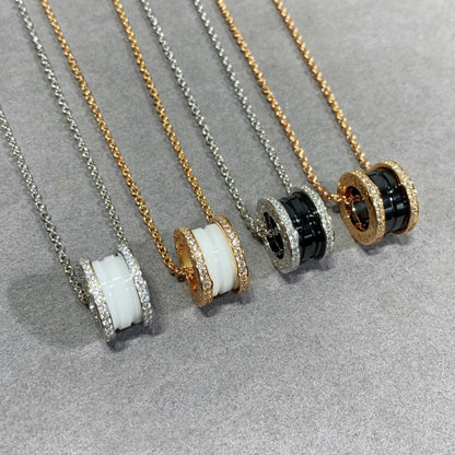 [LUXORA]ZERO 1 DIAMOND CERAMIC NECKLACE