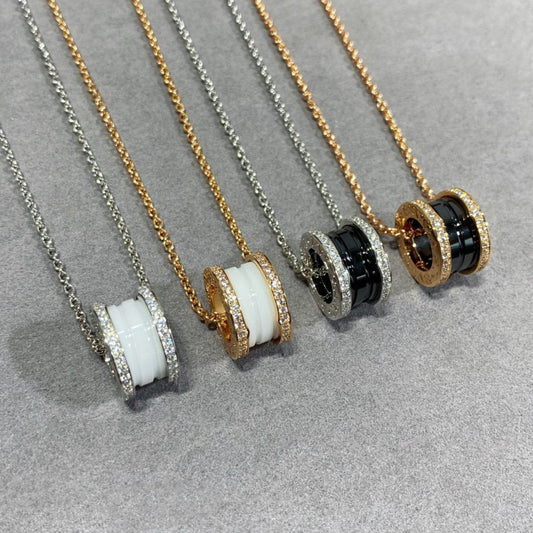 [LUXORA]ZERO 1 DIAMOND CERAMIC NECKLACE