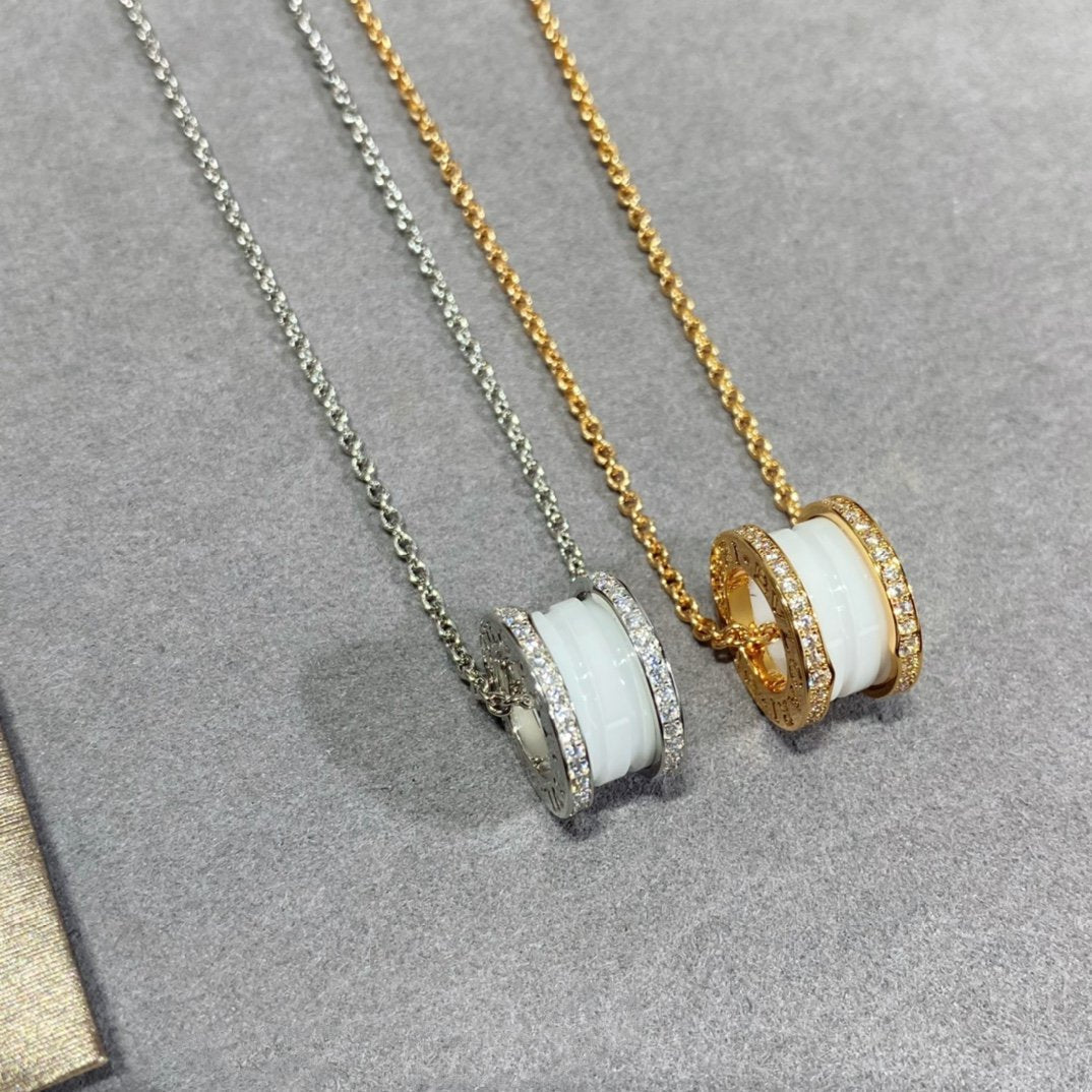 [LUXORA]ZERO 1 DIAMOND CERAMIC NECKLACE