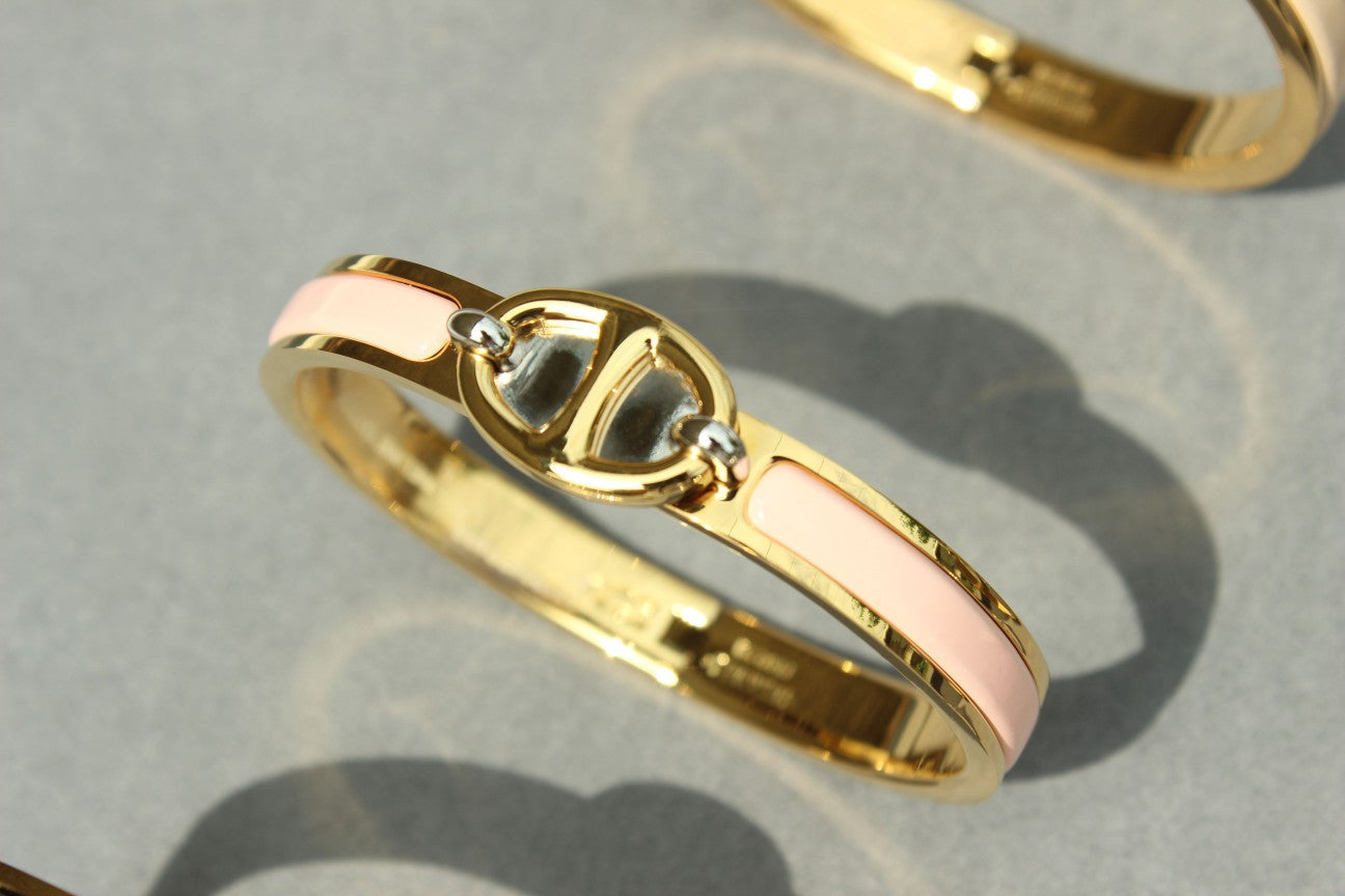 [LUXORA]CLIC CHAINE GOLD BRACELET