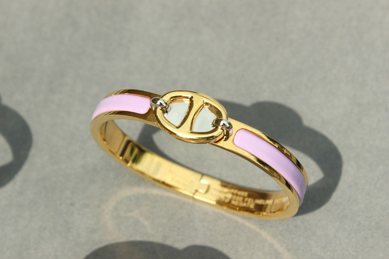 [LUXORA]CLIC CHAINE GOLD BRACELET