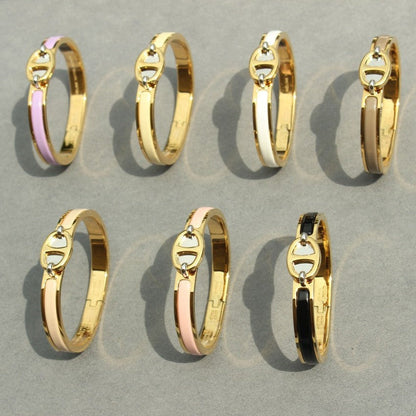 [LUXORA]CLIC CHAINE GOLD BRACELET