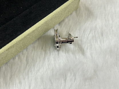 [LUXORA]CLOVER PIETERSITE MEDIUM STUD EARRINGS