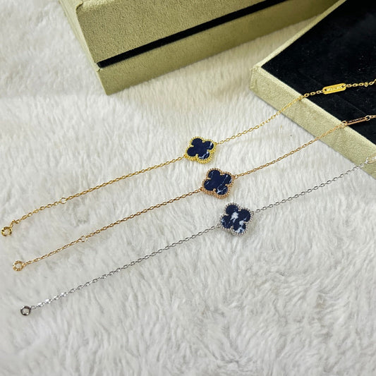 [LUXORA]CLOVER 1 MOTIF PIETERSITE BRACELET