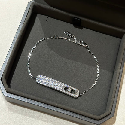 [LUXORA]MOVE CLASSIQUE DIAMOND PAVED BRACELET