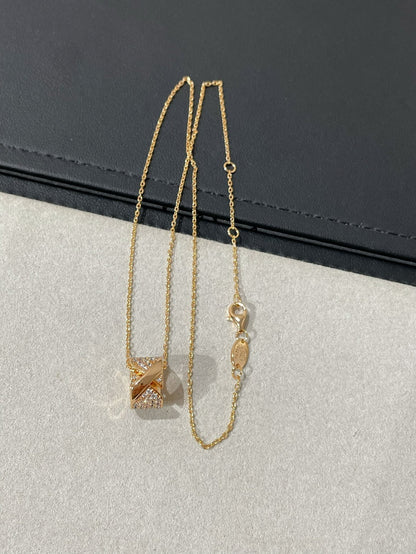 [LUXORA]LIENS EVIDENCE DIAMOND PAVED NECKLACE