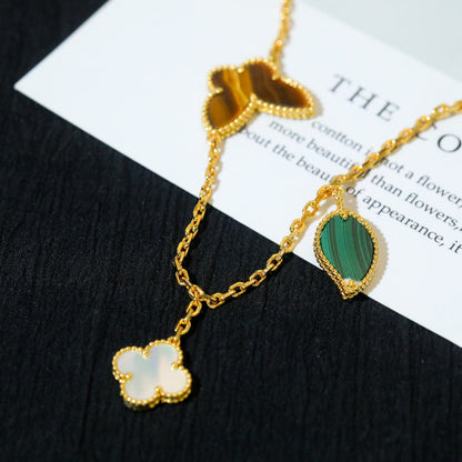 [LUXORA]LUCKY SPRING 5 MOTIF GOLD BRACELET