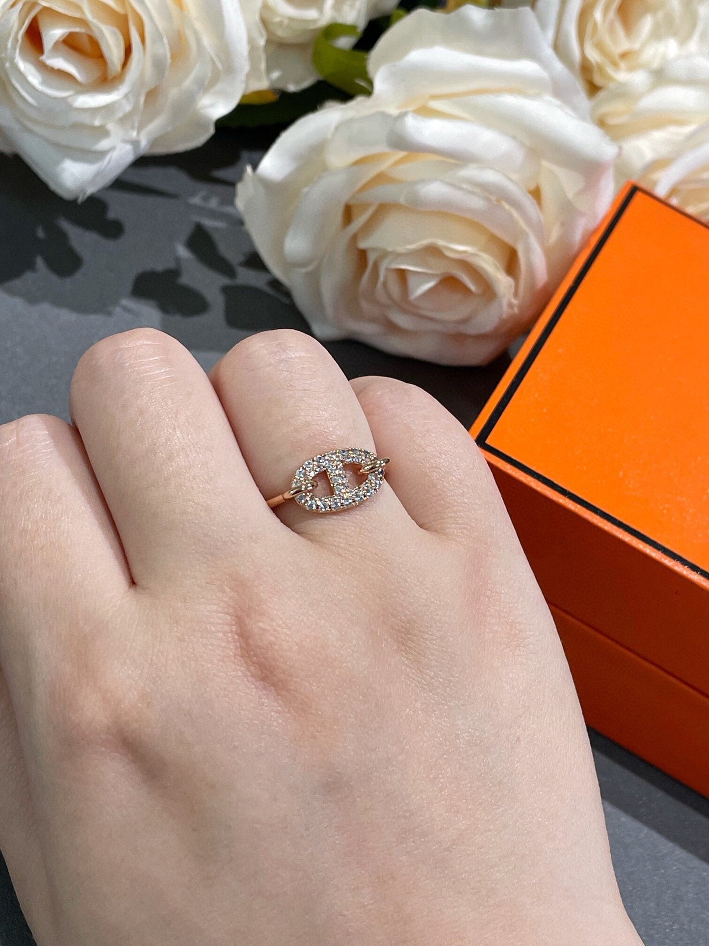 [LUXORA]RONDE SMALL DIAMOND RING