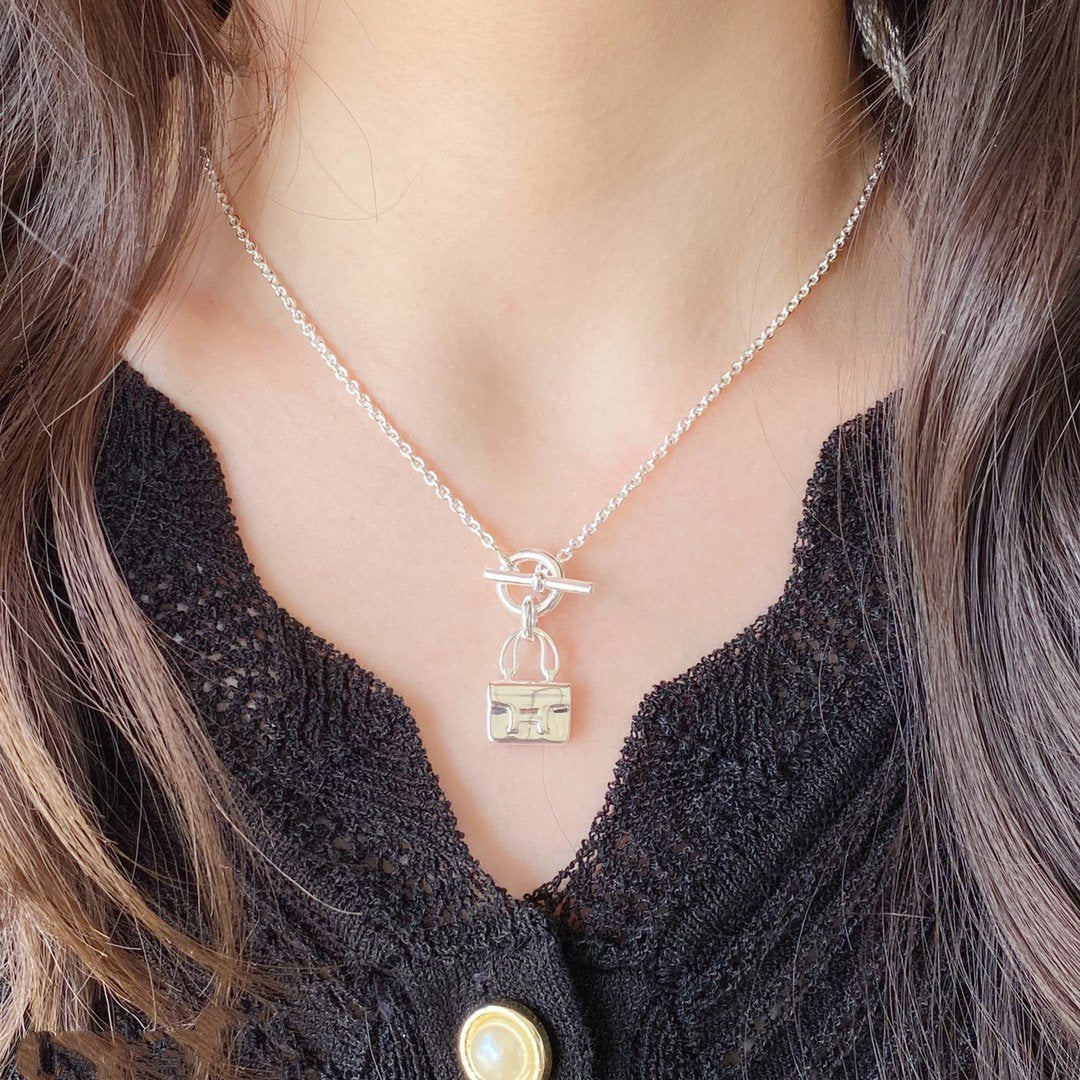 [LUXORA]CONSTANCE PEDANT SILVER NECKLACE