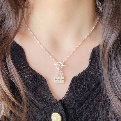 [LUXORA]CONSTANCE PEDANT SILVER NECKLACE