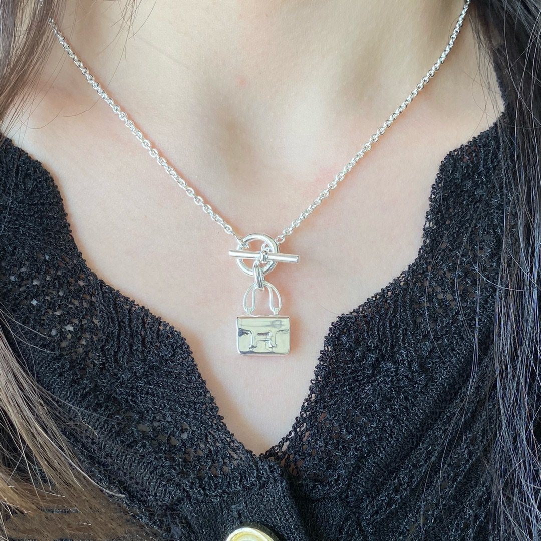 [LUXORA]CONSTANCE PEDANT SILVER NECKLACE