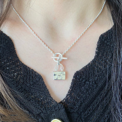 [LUXORA]CONSTANCE PEDANT SILVER NECKLACE