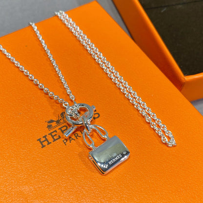 [LUXORA]CONSTANCE PEDANT SILVER NECKLACE