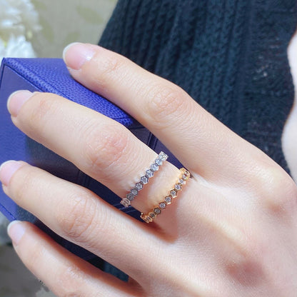 [LUXORA]BEE LOVE DIAMOND PAVED SMALL RING