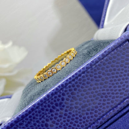 [LUXORA]BEE LOVE DIAMOND PAVED SMALL RING