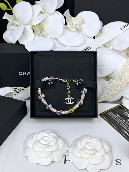 [LUXORA]Colorful Transparent Resin Bracelet