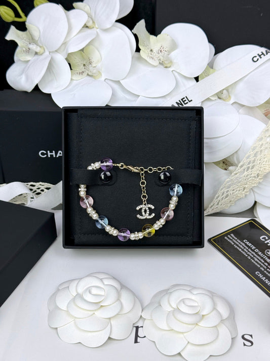 [LUXORA]Colorful Transparent Resin Bracelet