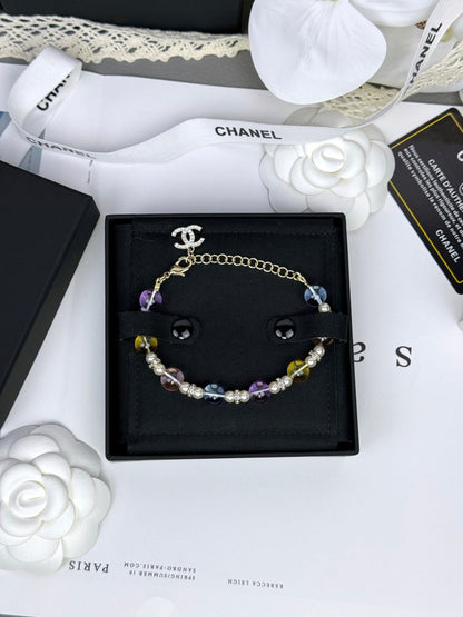 [LUXORA]Colorful Transparent Resin Bracelet