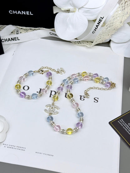 [LUXORA]Colorful Transparent Resin Bracelet