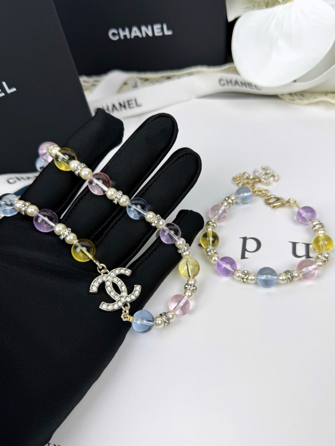 [LUXORA]26C New Spring Collection Colorful Transparent Resin Necklace