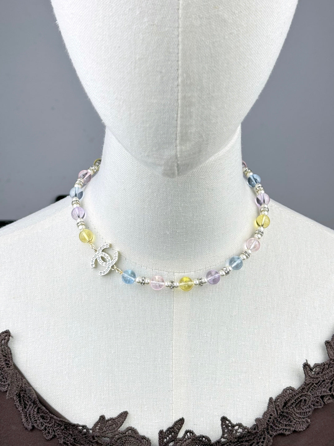 [LUXORA]26C New Spring Collection Colorful Transparent Resin Necklace