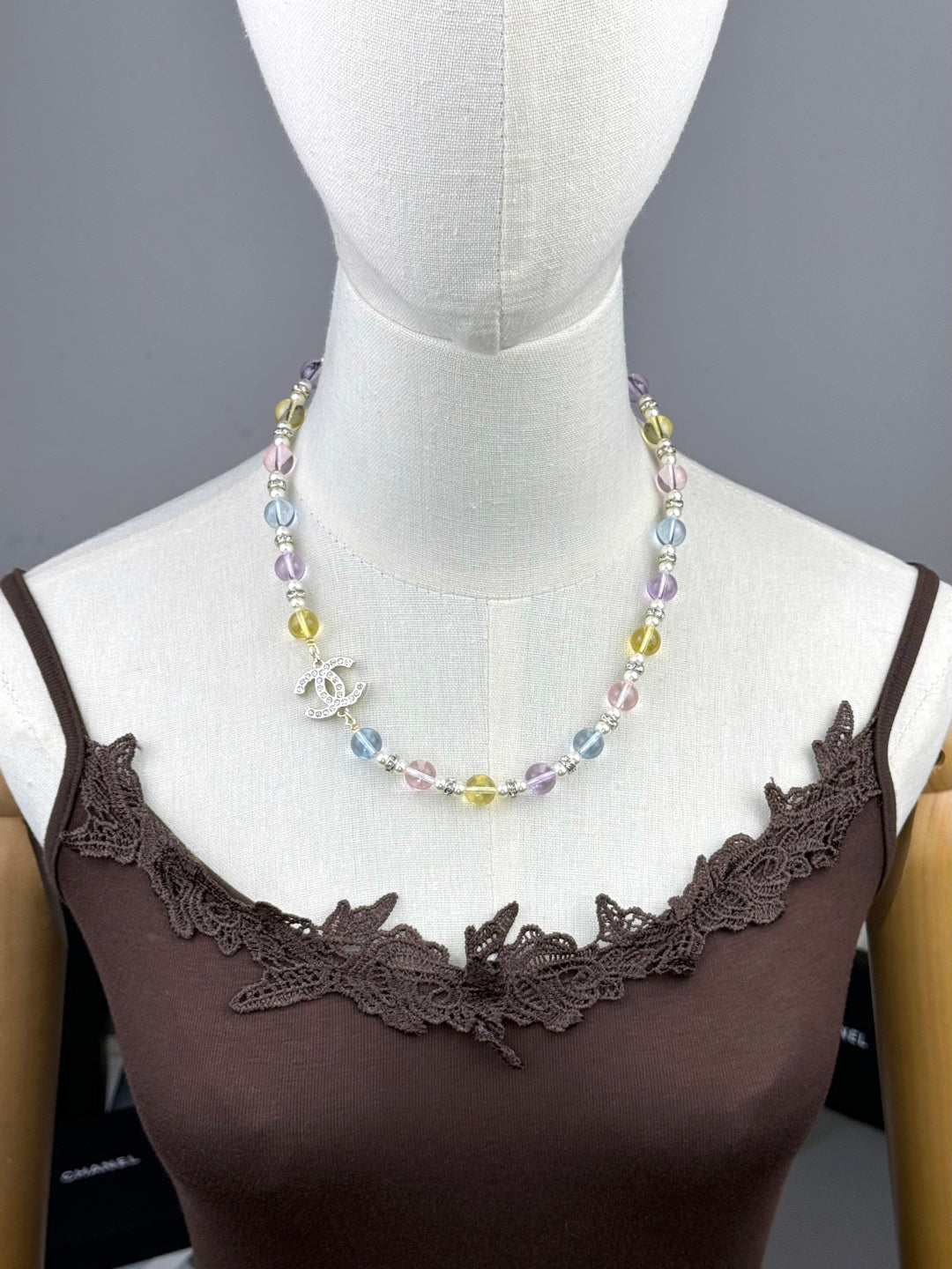 [LUXORA]26C New Spring Collection Colorful Transparent Resin Necklace