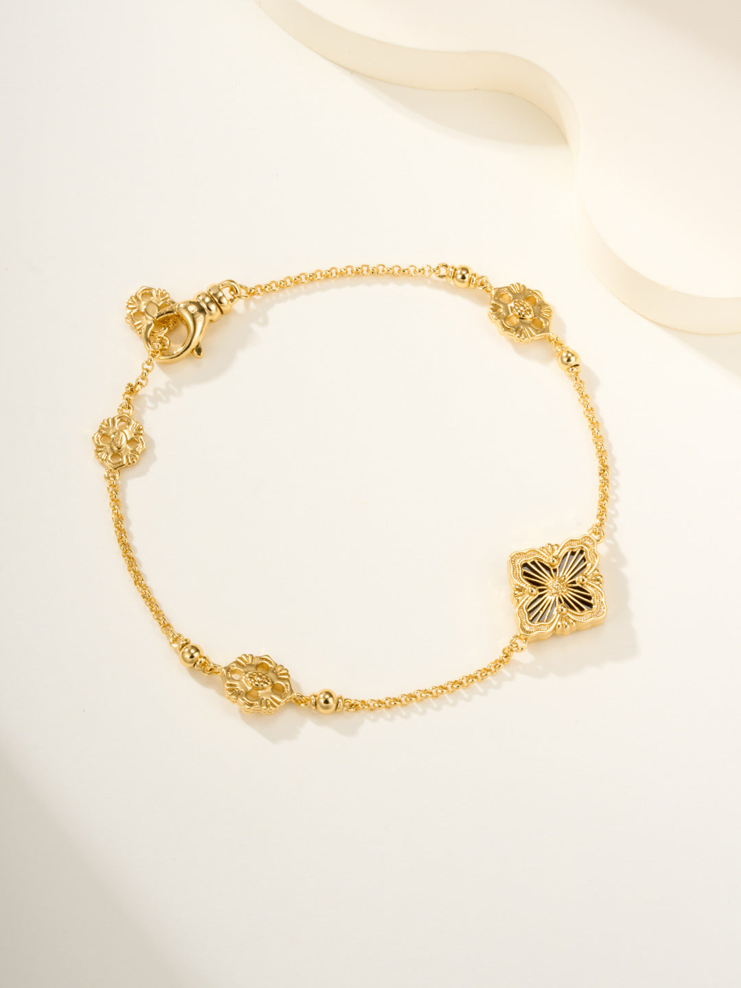 [LUXORA]B.C.L ENAMELED One-Flower Bracelet（Various Colors)