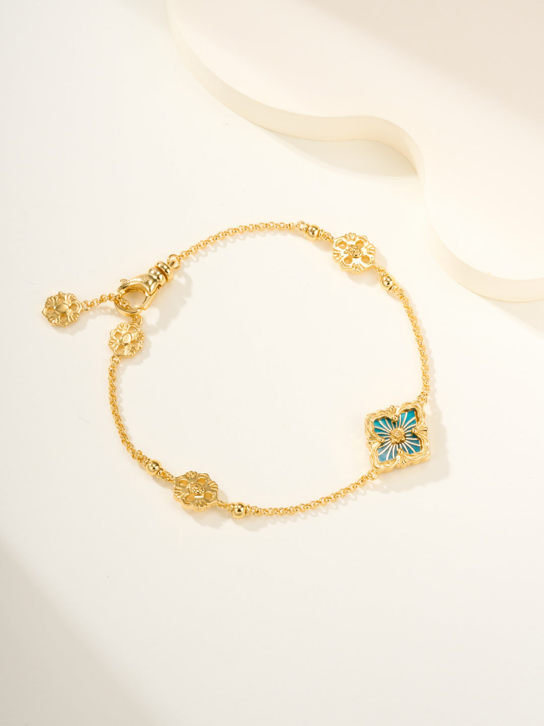 [LUXORA]B.C.L ENAMELED One-Flower Bracelet（Various Colors)
