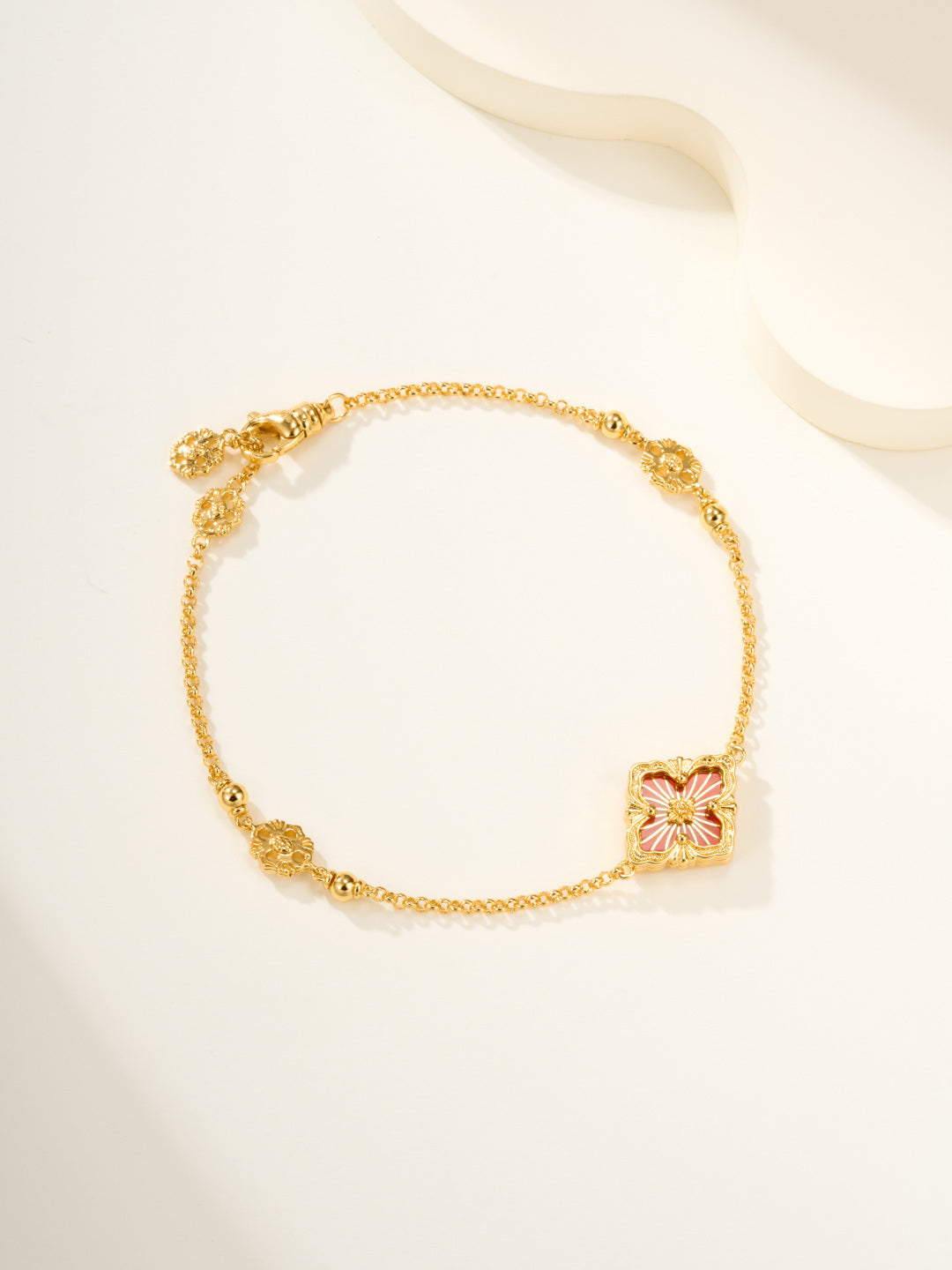[LUXORA]B.C.L ENAMELED One-Flower Bracelet（Various Colors)