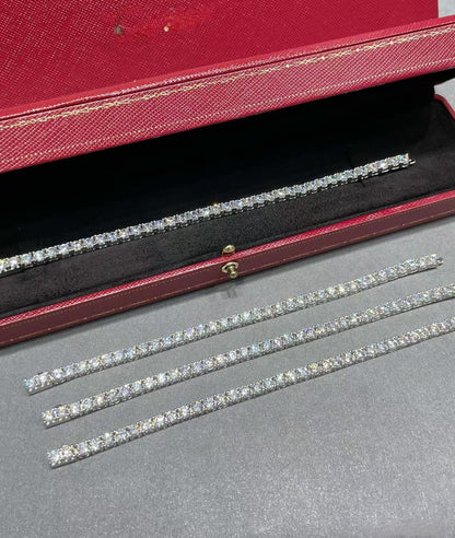 [LUXORA jewelrys]TENNIS BRACELET WITH FULL DIAMOND SETTING