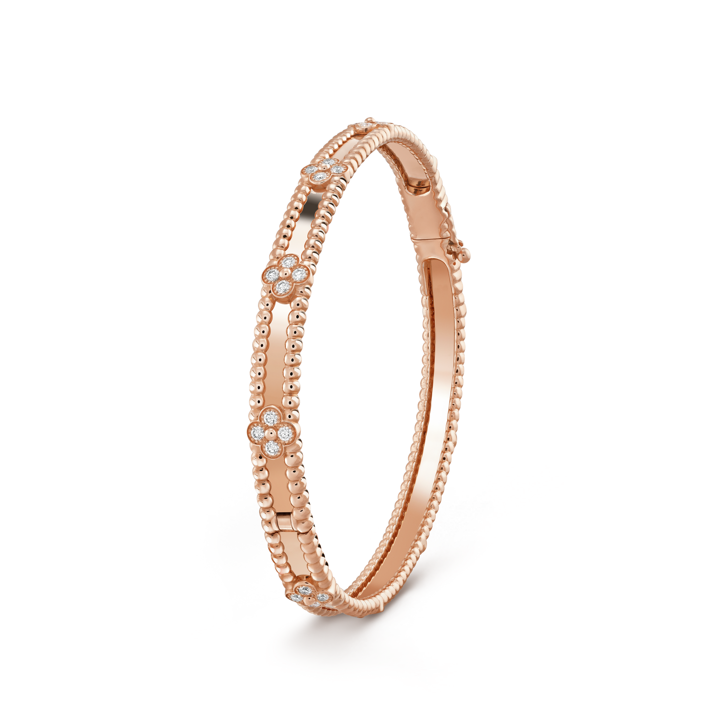 [LUXORA]CLOVER BRACELET 4MM DIAMONDS