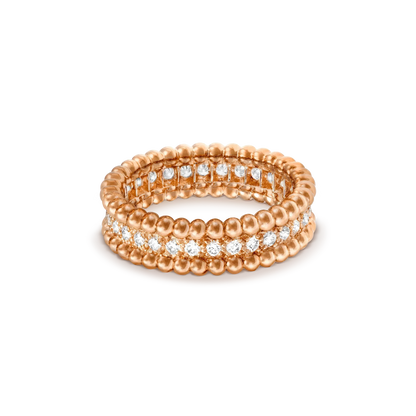 [LUXORA]PERLEE DIAMOND ROSE GOLD RING