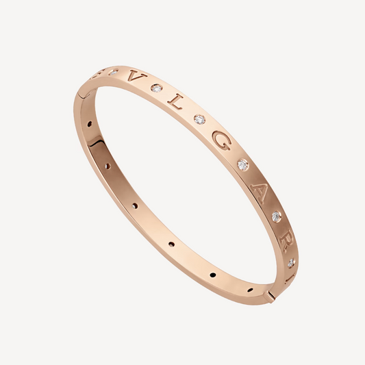 [LUXORA]ZERO 1 PINK GOLD 12 DIAMONDS BRACELET