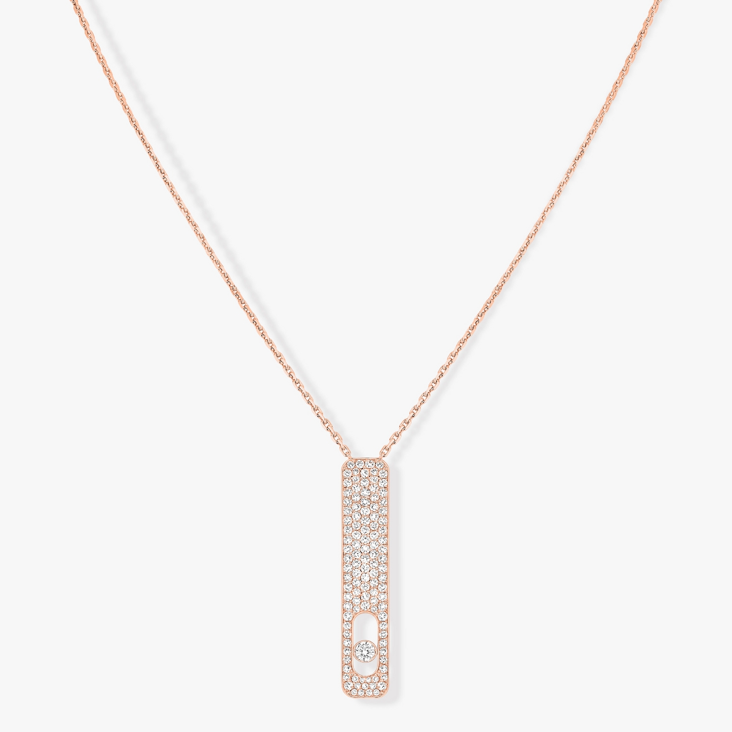 [LUXORA]MY FIRST DIAMOND PAVED NECKLACE