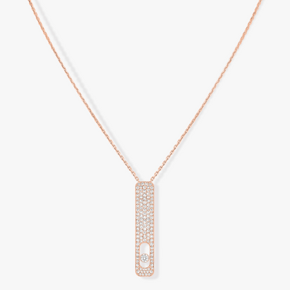 [LUXORA]MY FIRST DIAMOND PAVED NECKLACE