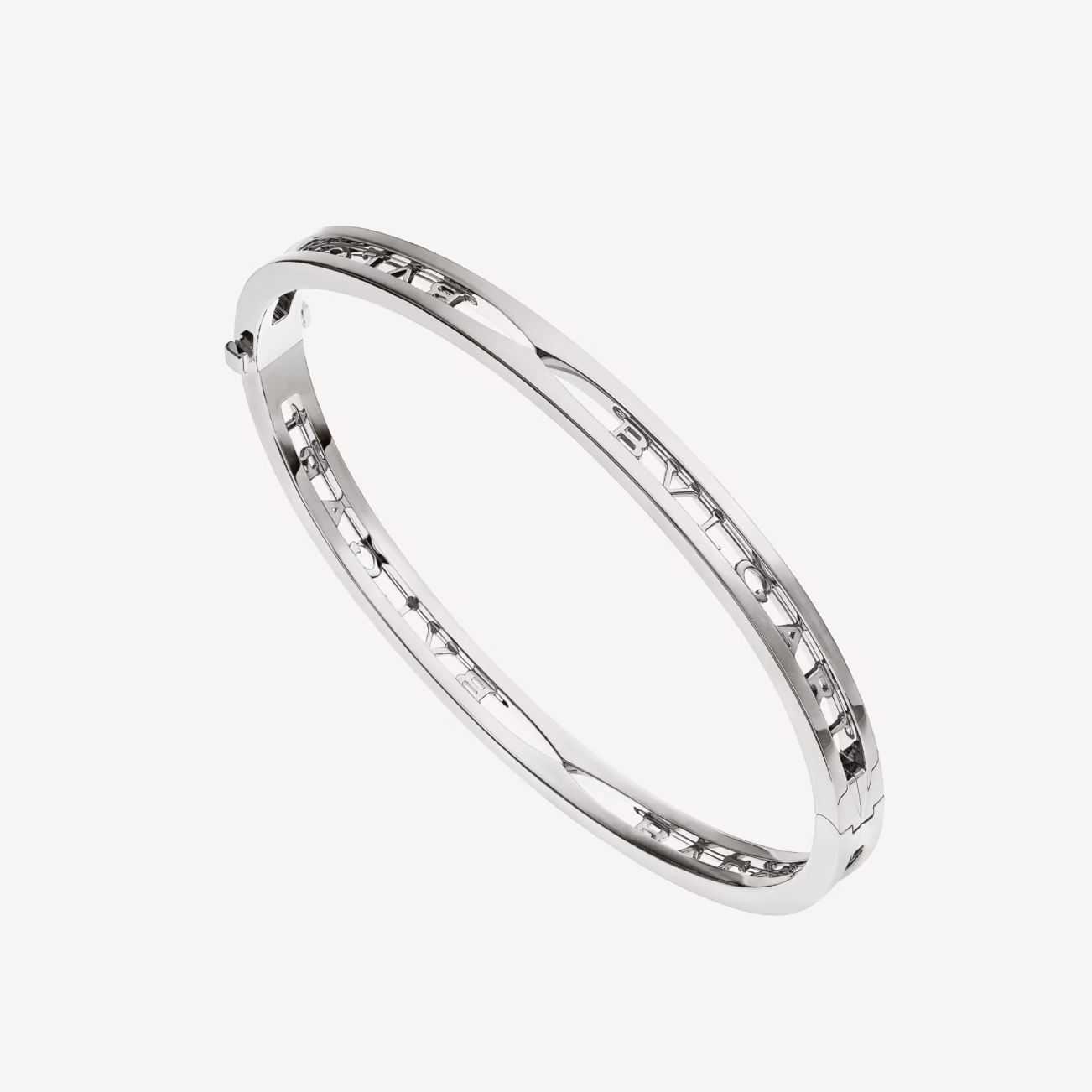 [LUXORA]ZERO 1 SPIRAL LOGO SILVER BRACELET