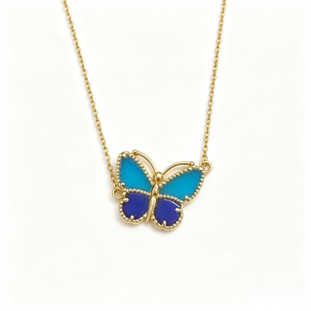 [LUXORA]  2026 NEW LUCKY BUTTERFLY 1 MOTIFS NECKLACE