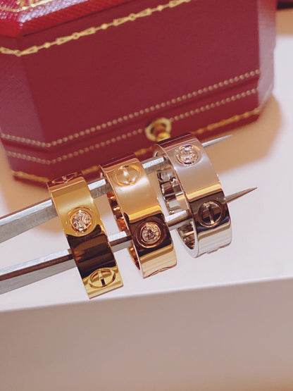 [LUXORA]Three-Diamond Ring