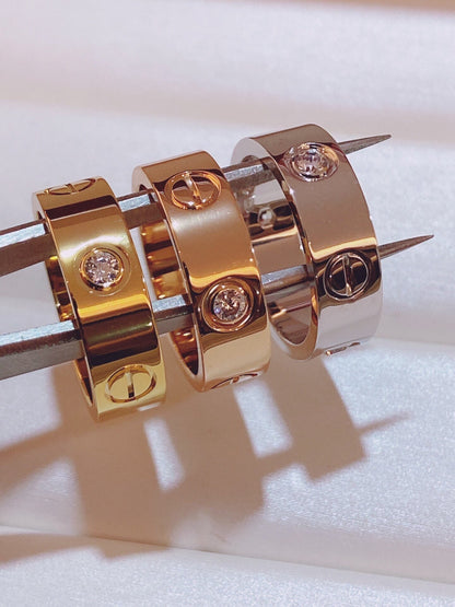 [LUXORA]Three-Diamond Ring