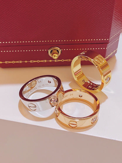 [LUXORA]Three-Diamond Ring
