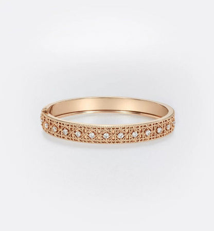 [LUXORA]2026 WOVEN-PATTERN BRACELET SET WITH FULL DIAMOND INLAY THREE-COLORS